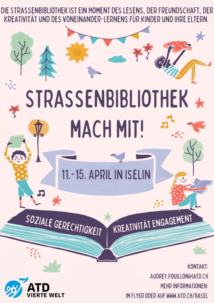 Poster Strassenbibliothek April 2023